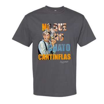 Cantinflas Unisex Gray T-Shirt