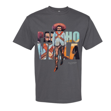 Pancho Villa Unisex Gray T-Shirt