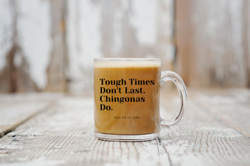 Tough Times - Clear Glass Mug